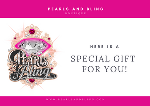 Pearls and Bling Gift Cards