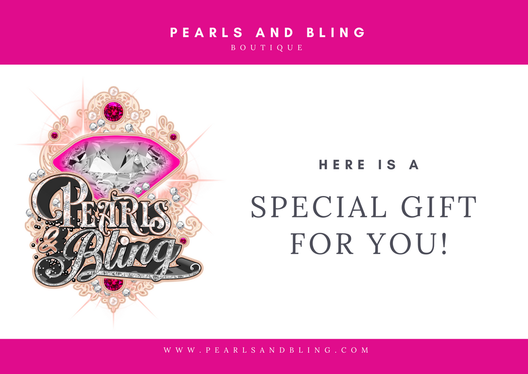 Pearls and Bling Gift Cards